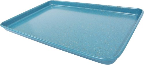 CasaWare 15 x 10-Inch Ceramic Non-Stick Cookie/Jelly Roll Pan - Ultimate Series in Blue Granite