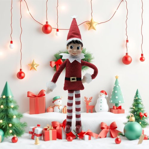 LovelfStory Plush Elf Doll - Perfect Christmas Festival Gift | Adorable Holiday Decoration