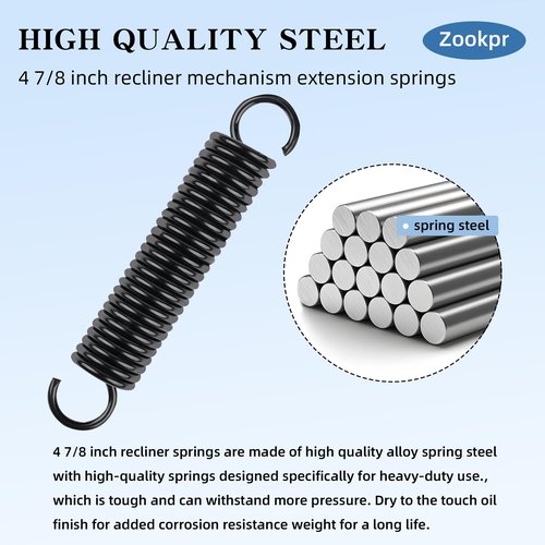 Zookpr 4 7/8-Inch Recliner Mechanism Extension Spring Replacement for Lane and Action Furniture,Recliner Replacement Parts(1 PCS)