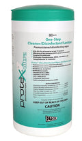 Parkerlabs Protex Disinfectant Textured Wipes Laboratories- Kills 99.9% of Bacteria in 15 Seconds - 7" X 10" (Canister of 75 Wipes)