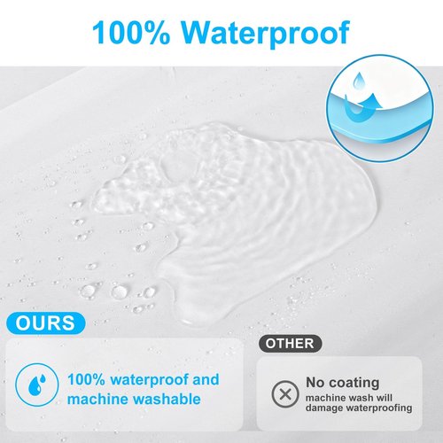 FY&XZH Shower Curtain Liner - Waterproof Cotton Shower Curtain Liner, Machine Washable, Magnetic Weighted Bottom, 71x72 Inch Soft Cloth Bathroom Shower Liner (White)