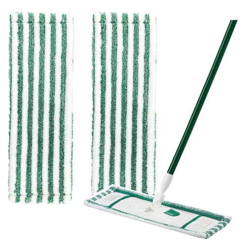 Rinakou 2 Pack Replacent Mop Refills Compatible with Libman Wet & Dry Microfiber Mop,Reusable Washable Microfiber Cloth Mop Head Pads for Wet and Dry Use (Set of 2)