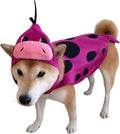 ComfyCamper Dinosaur Costume Headpiece & Cape for Dogs - Purple Dino Cosplay | XS-XXL Sizes