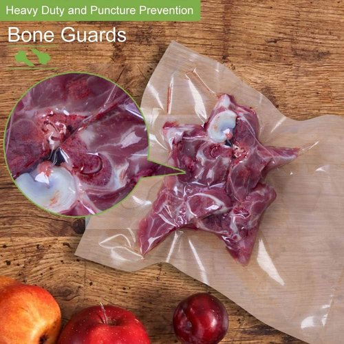 MakMeFre Vacuum Sealer Bags - 6 Pack of 8"x20" & 11"x20" Rolls | BPA Free, Puncture Resistant, Ideal for Sous Vide Cooking