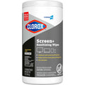 CloroxPro Clorox Screen+ Sanitizing Wipes, Bleach Free Cleaning Wipes, Citrus Blend Scent, 75 Count