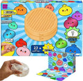 Muticoor Dumpling Squishy | 24-Day Advent Calendar of Cute Bao Bun Fidget Toys for Stress Relief