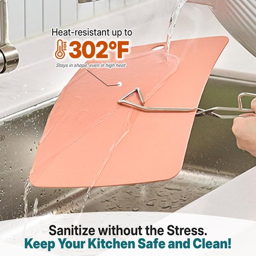 Firgi TPU Silicone Cutting Board Set of 3, BPA-Free Non-Slip Flexible Cutting Mats for Kitchen, Food Grade Silicone Chopping Boards - Dishwasher Safe Kitchen Essentials - 9" x 12"