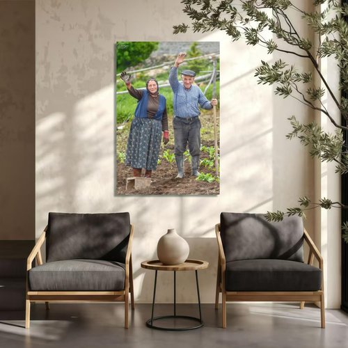 JIMUJIA Custom Canvas Art Print - Personalized Unframed Wall Decor | 27"x40" Custom Portrait for Home & Office