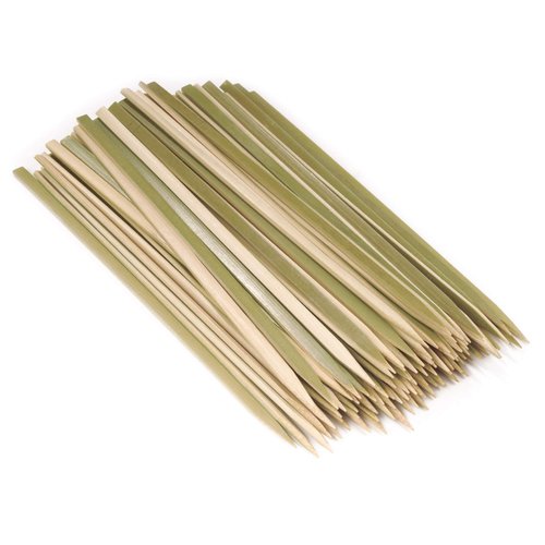 BambooMN Flat Sticks Bamboo Kebab Food Drink Skewers - 8.3" - 1,000pcs