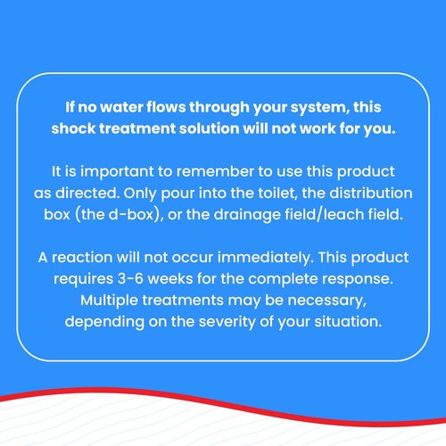 Septi-Flow Shock Septic Drainfield Repair Solution, Clears Leach Fields, Dissolves Hardened Deadpan Soil, Complete Treatment, One Gallon - 128 Fl Oz (Pack of 1) - Drain Field Treatment by Septi-Flow