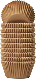 Regine Switzerland Cupcake Liners - Natural Baking Cups for Muffins | 200 Pack Standard Size