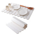 16"×12" White Stone Dish Drying Mats for Kitchen Counter, Large Quick Dry Collapsible Eco-Friendly Super Absorbent Diatomaceous Earth Heat-resistant Mat for Dishes Bottles Cups, Match Any Countertop