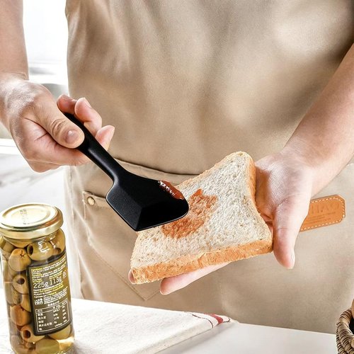 Silicone Spatula(6-piece set) High Temperature Resistant, Food Grade Silicone, Dishwasher Safe, for Baking and Cooking