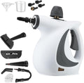 Handheld Pressurized Steam Cleaner with 12 pcs Accessories, Portable Steamer for Cleaning, Steam Cleaner for Home Use, Steamer for Cleaning Car, Furniture, Floor, Upholstery, Grout and Tile, Deep Gray