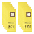 HOLEPU AH10243 Disposable Vacuum Bags for Hoover Commercial CU2 Vacuum Cleaner CH54013 CH54015 CH54113 CH54115 for HushTone, Yellow (10 Pack)