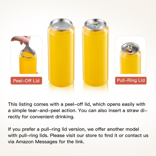 ABUKE 16.9OZ(500ml) Disposable Juice Bottles 100 Pack - Plastic Sealable Can Cups with Easy Tear Lids for Boba, Smoothie, Drinking, Clear Beverage Container (16.9, Fluid Ounces)