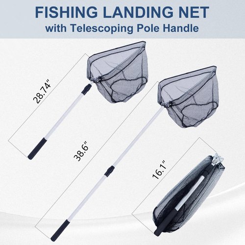 MH MYLUNE HOME Fishing Advent Calendar 2025-24 Days Fishing Tools and Lures Kit for Fisher Adult Men Teen, Fish Net, Hook Remover Tool, 2025 for Men, Xmas Surprise Gift