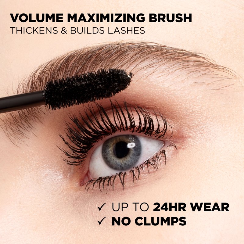 Volumizing Mascara and Conditioning Lash Primer Set, Blackest Black
