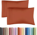 King Pillow Cases by [Brand Name] - Ultra Soft Hotel Quality Covers | Comfy, Wrinkle-Free, 2-Piece Set in Terracotta