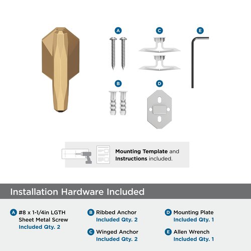 Amerock BH36040CZ | Champagne Bronze Single Robe Hook | 3-7/16 in. (87 mm) Length Towel Holder | St. Vincent | Towel Hook for Bathroom | Bathroom Hardware | Bath Accessories