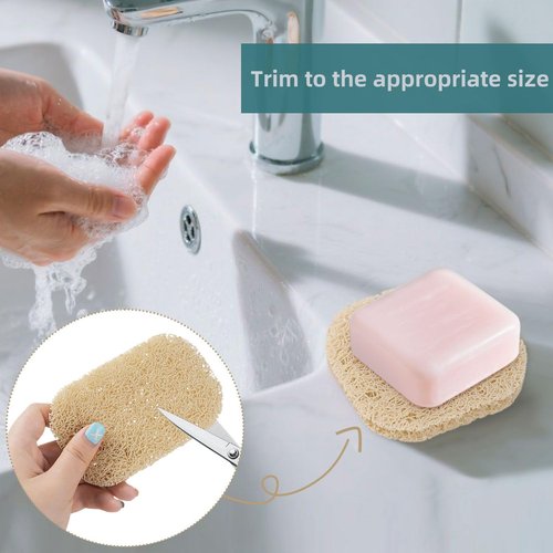 8 Pack Soap Pads for Bar Soap Soap Saver Holder for Bathroom Shower Kitchen Soaps Lifting Pads for Soaps Dish Self Draining Lift Pad Non-Slip Soaps Holder Pads for Hotel Travel Cleaning Supplies