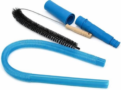 Dryer Lint Vac Attachment - Extendable Dryer Vent Cleaner Kit | 3-Piece Set for All Vacuum Cleaners