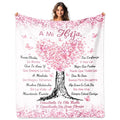 Regalo Para Hija, Hija Blanket 60x50in, Regalos Para Hija Día De La Madre, Regalo De Mamá Para Hija, Daughter Gifts In Spanish, Mothers Day Daughter Gifts, Regalo De Cumpleaños/Graduación/Navidad Hija