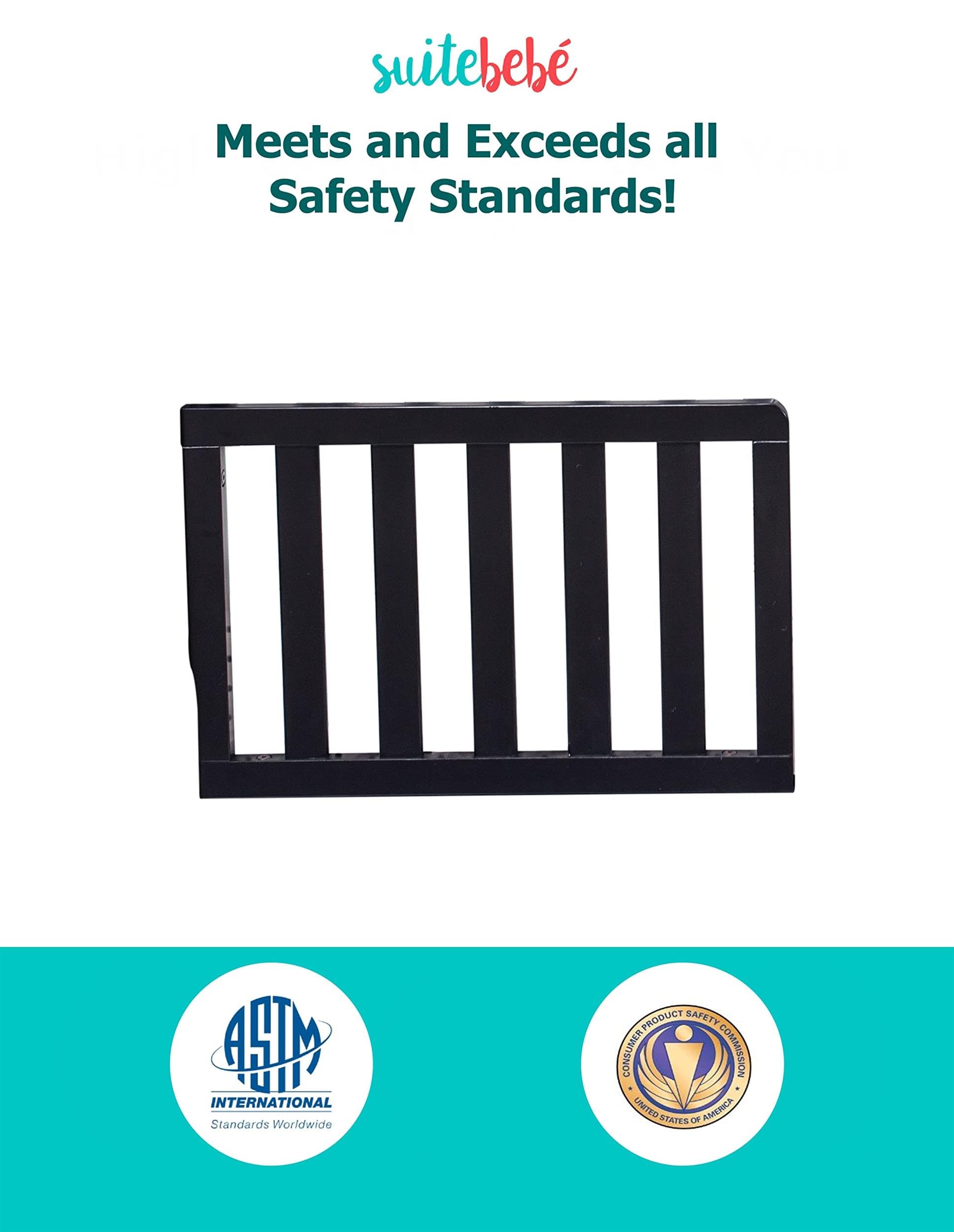 Suite Bebe - Celeste Toddler Guard Rail - Black