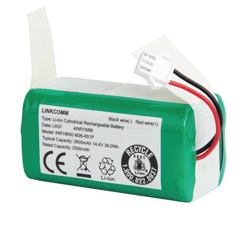LINKCOMM Battery Replacement for Ecovacs Deebot N79S N79W N79 N79SE DN622 DN622.11 DN622.31 600 601 661 665 710 711 DO3G DO3G.12 DO3G.23 Robot Vacuum