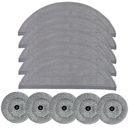 HACOBEST Mop Pads for Roborock Saros 10 Robot Vacuum Cleaner Roborock Saros 10 Mopping Pads Roborock Saros 10 Accessories