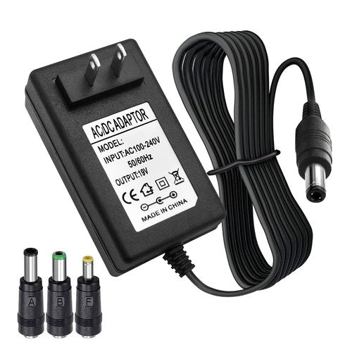 19V AC DC Charger Power Cord Compatible for Eufy RoboVac 11S 12 15C 25C 30C 35C, Pure Clean PUCRC 15 25 26B 90, Coredy Robotic R580 R650 R750 G800, ILIFE V3s Pro A4s Pro V5s Pro Robot Vacuum Cleaner