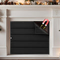 Magnetic Fireplace Draft Stopper Cover 39" x 32" - Indoor Winter Insulation Blanket to Block Cold Air & Heat Loss - Fits Metal Frames Only (NOT for Brick/Stone)