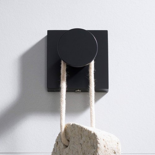 Kraus Ventus Bathroom Robe and Towel Hook, Matte Black Finish, KEA-17701MB