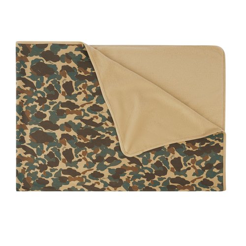 Rothco X Bear Archery Fred Bear Camo Fleece Throw Blanket – Soft Cozy All Season Camping Sofa Sleeping Blanket 60 x 50 Inch