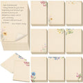 Spiareal 100 Pcs Blank Note Cards 4 x 6 in Blank Decorative Notecards Index Cards Bulk Thank Greeting Notecards for DIY School Office Wedding Baby Shower(Kraft Paper,4 x 6 in,Floral)