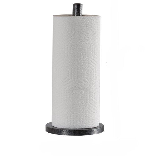 Laura Ashley Speckled Paper Towel Holder Dispenser, Holds 1 Jumbo Roll, Free Standing
