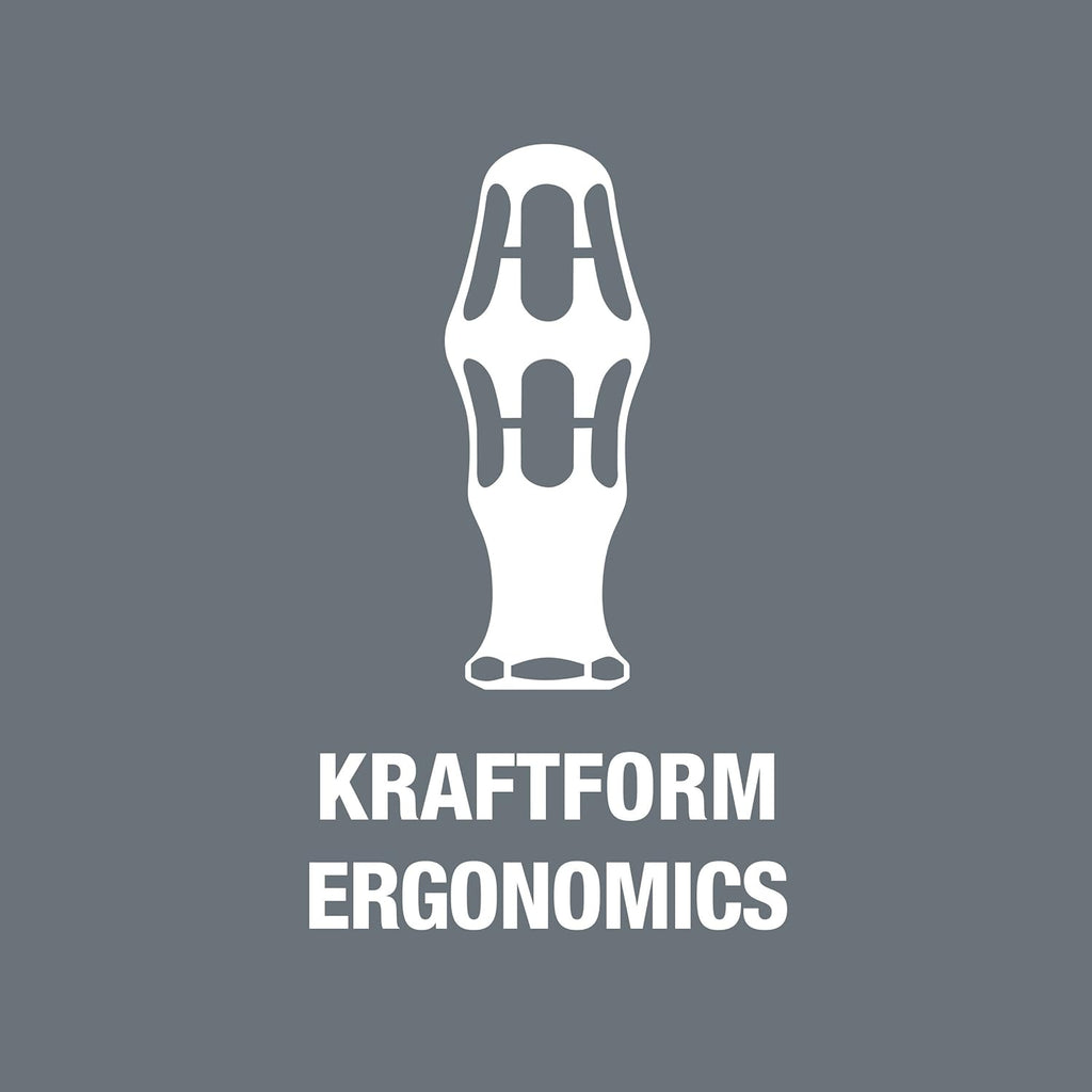 Wera Kraftform Plus Insulated Screwdriver Set - 6-Piece Professional Tool Kit for Electricians