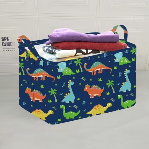 ACMUUNI Rectangle Gift Shelf Nursery Storage Basket Laundry Hamper Storage Box and Bins for Home Clothes with Handles