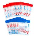 Really Good Stuff Press and Seal Storage Bags, Set of 12, 15" L x 14.5" W | Extra Large Thick Plastic, Classroom Book Bags For Kids, Reading Pouch, Toy Buddy