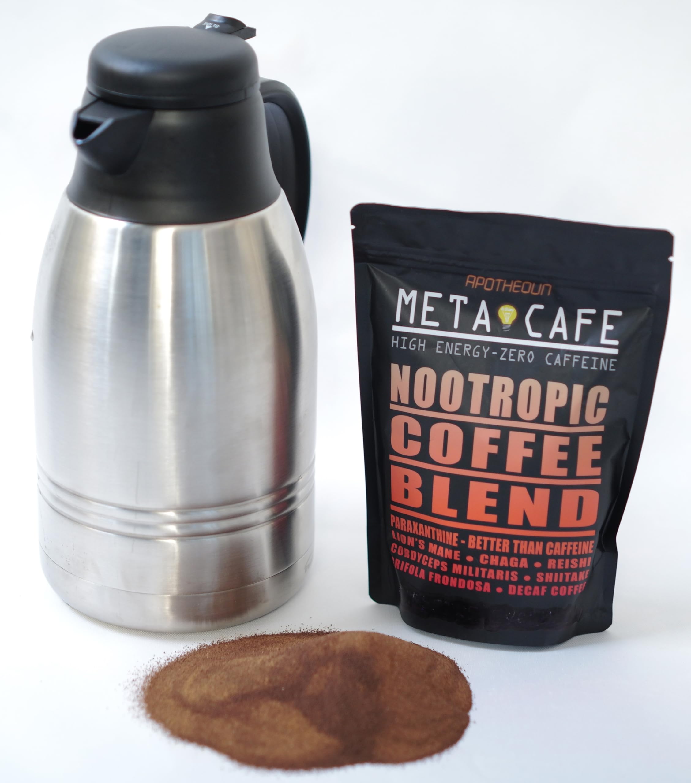 META-CAFE MUSHROOM COFFEE | METACAFE WITH PARAXANTHINE (A HEALTHIER AND STRONGER CAFFEINE ALTERNATIVE) | NO CRASH NO JITTERS | Meta Cafe by APOTHEOUN