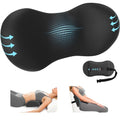 SweetSlubr Lumbar Support Pillow for Office Chair - Memory Foam Lumbar Pillow with Detachable Strap & Breathable Cover, Ergonomic Back Support for Office Chair, Car, Bed Rest (Black)