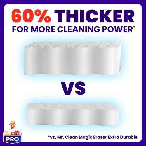 Mr. Clean PRO Magic Eraser Ultra Pro, Bulk Cleaning Sponges for Commercial Grease and Stain Removal, Heavy Duty (26 count)