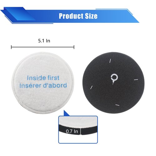 Ymimi Replacement Filter Compatible with Eureka PowerSpeed Bagless Upright Vacuum,Fits Models NEU280 NEU181A NEU180 NEU182B NEU182A NEU185 NEU186 NEU188 NEU188B NEU192A NEU202 Part # E0202 (4-Pack)