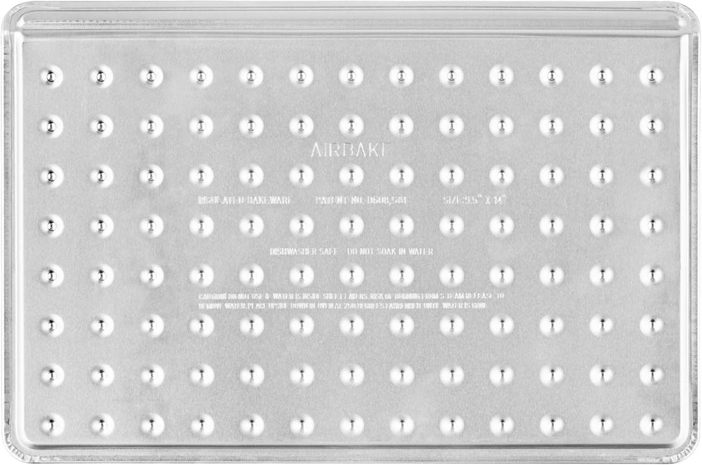 Airbake Ultra Natural Cookie Sheet Set - Durable Non-Stick Design | 3-Piece Baking Essentials