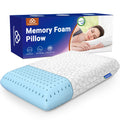 TranquilMoments Memory Foam Pillows, Bed Pillow, Bed Pillow for Side, Back and Stomach Sleepers, Neck Pillow for Sleeping with Removable and Machine Washable Cover, Queen Size (1 Pack)