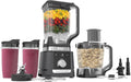 Ninja Deluxe Kitchen System - 1600W Auto-IQ Base with 88oz Pitcher & 9-Cup Food Processor | Refurbished