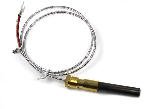 24" 750mv Thermopile for Heat Glo Heatilator,Fireplace Thermopile Replacement Fireplace,Stove Accessories