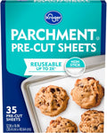 Pre-Cut Parchment Paper Sheets by [Brand Name] – 35 Count | 12 x 16 Inch for Easy Baking