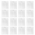 16 Pack HEPA filter Compatible with iRobot Roomba Roomba 104 105 Vac/Combo, Essential Vac 2 Q0520, Essential Y0110 Y0140 Q011 Q0120 Vacuum Cleaners