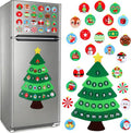 Copkim Christmas Magnets - Magnetic Advent Calendar Countdown Set for Home & Classroom Decor